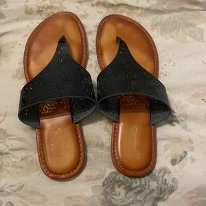 Black sandals